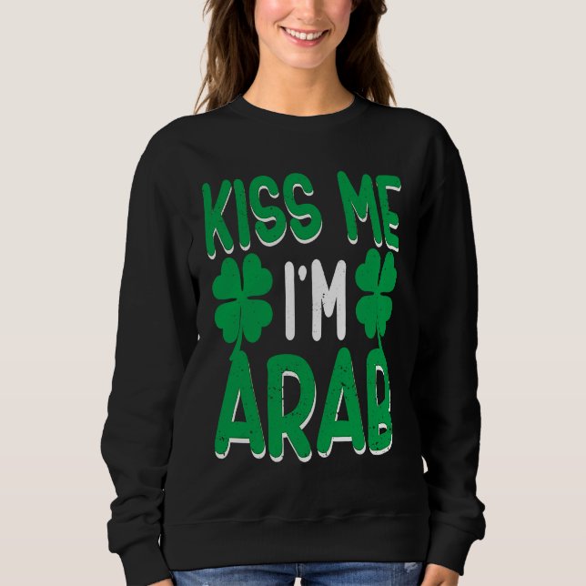 Camiseta Irish Shamrock St Patricks Day Drinking UAE Kiss M (Frente)