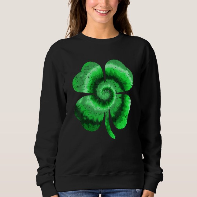 Camiseta Irish Shamrock Tie Dye Happy St Patrick's Day Go L (Frente)