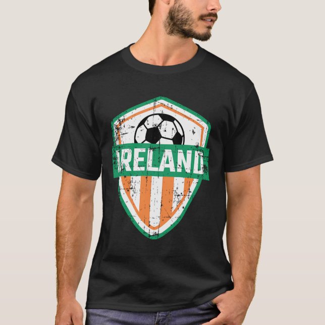 Camiseta Irish Soccer Jersey Style Irish Football Men Wom (Frente)