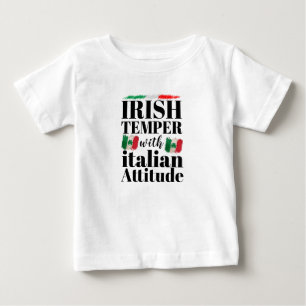 Camiseta "Irish Temper" com Rua de atitude italiana.