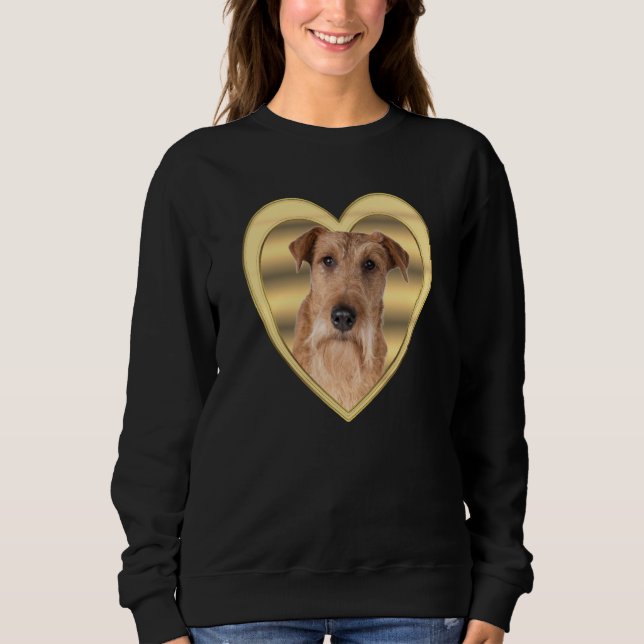 Camiseta Irish Terrier Dog Dog Heart  Irish Terrier  1 (Frente)