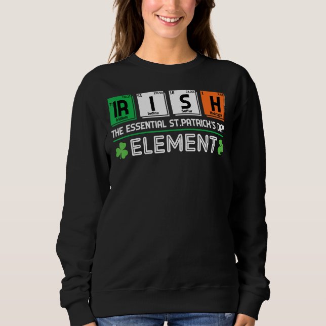 Camiseta Irish The Essentials Dia de São Patrício Element T (Frente)