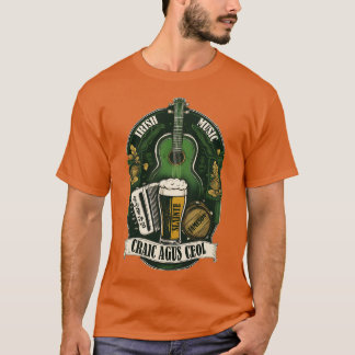 Camiseta Irish Traditional Music Craic Agus Ceol