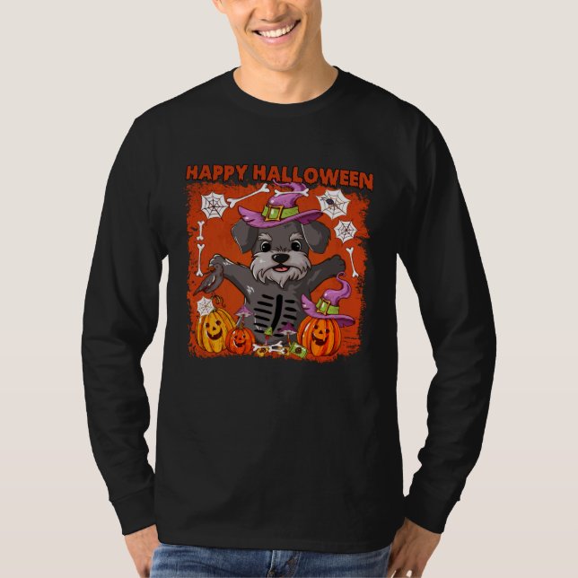 Camiseta Irish Wolfhound Dog Happy Halloween (Frente)