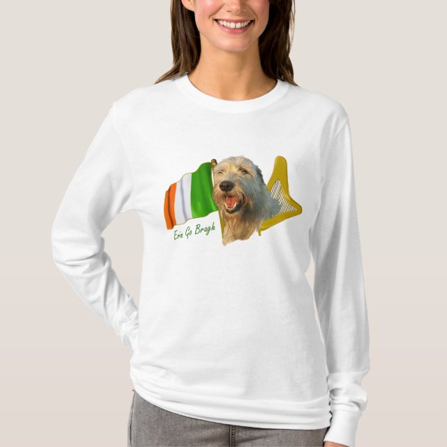 Camiseta Irish Wolfhound Erin Go Bragh (Frente)