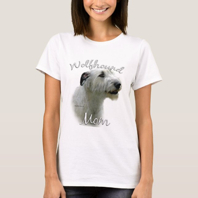 Camiseta Irish Wolfhound Mãe 2 (Frente)