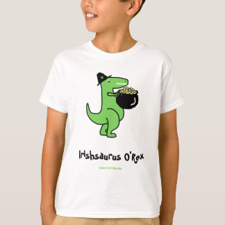 Camiseta Irishsaurus customizável O'Rex
