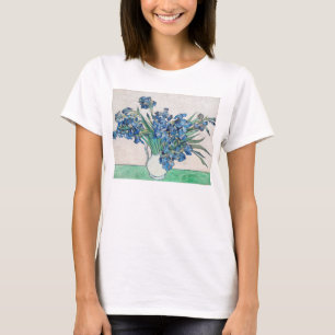 Camiseta Írisos azuis de Vincent Van Gogh Belas Artes
