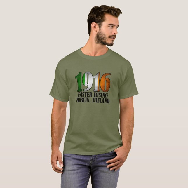 Camiseta Irlanda, 1916, Ascensão de Páscoa Patrimônio da Ir (Frente Completa)