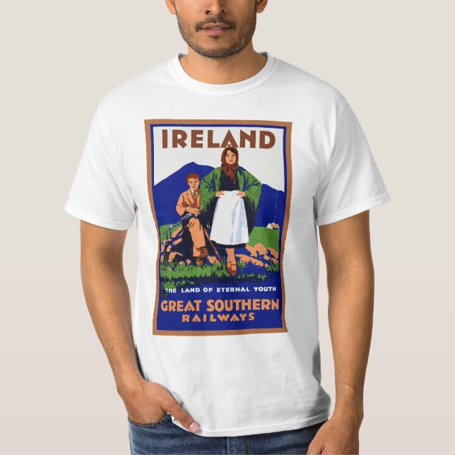 Camiseta Irlanda ~ A Terra da Juventude Eterna (Frente)