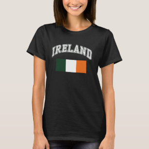 Camiseta Irlanda Bandeira Irlandesa Património Raízes Ances