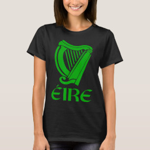 Camiseta Irlanda Eire Eireann Orgulho Irlandês Harpa Gaélic