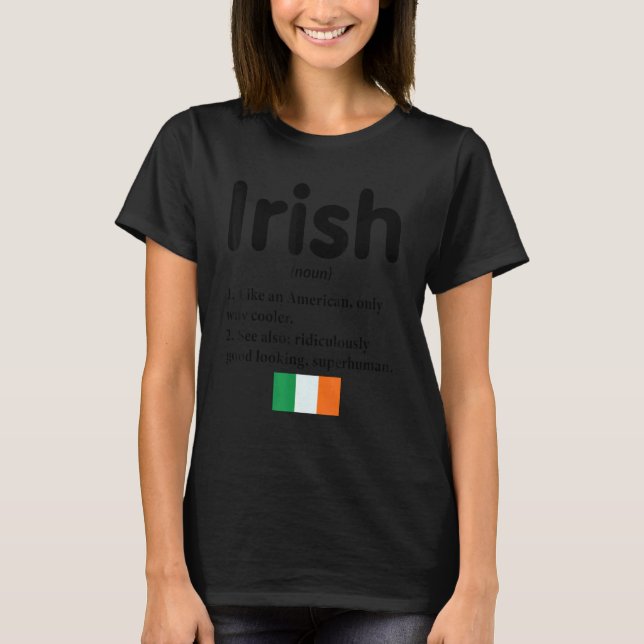 Camiseta Irlanda Irlandês Mapa Irlandês da Irlanda Bandeira (Frente)