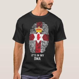 Camiseta Irlanda norte Está no meu DNA