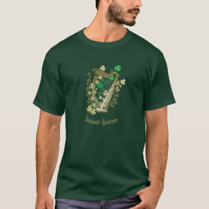 Camiseta Irlanda para sempre - Harpa irlandesa