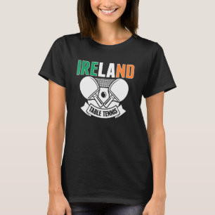 Camiseta Irlanda Ping Pong   Suporte da Seleção Irlandesa d