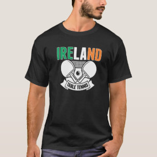 Camiseta Irlanda Ping Pong   Suporte da Seleção Irlandesa d