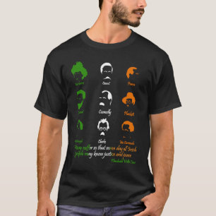Camiseta Irlandês 1916 História Rebeldes da Irlanda Theobal
