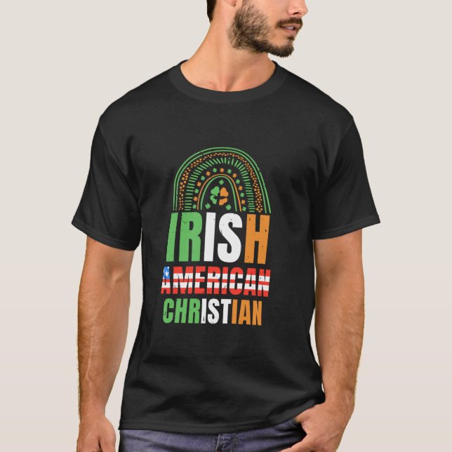 Camiseta Irlandês American Christian Roots Family Ireland U (Frente)