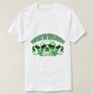 Camiseta Irlandês ao crânio ósseo