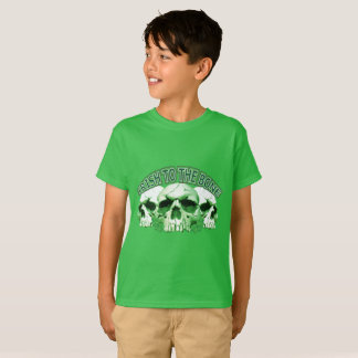 Camiseta Irlandês ao crânio ósseo