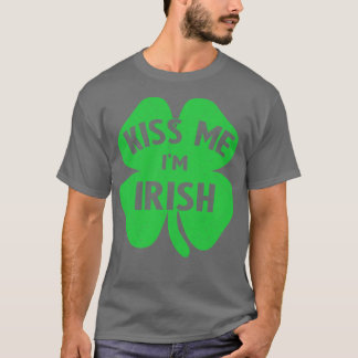 Camiseta irlandês beija-me o irlandês