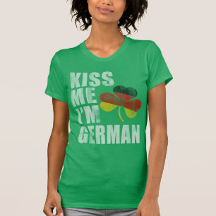 Camiseta Irlandês beije-me que eu sou Dia de São Patríci
