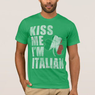 Camiseta Irlandês beije-me que eu sou Dia de São Patríci
