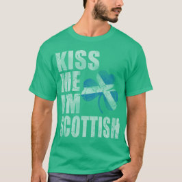 Camiseta Irlandês beije-me que eu sou Dia de São Patrício