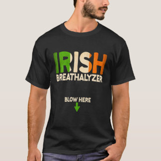 Camiseta Irlandês Breathalyzer Dia de São Patrício Shamrock