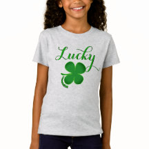 Irlandês da parte superior da menina do TSHIRT do