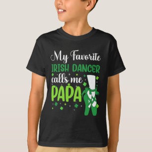 Camiseta Irlandês Dança Meu Dançarino Irlandês Favorito Me
