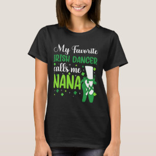Camiseta Irlandês Dança Meu Dançarino Irlandês Favorito Me