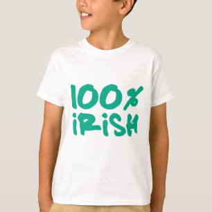 Camiseta Irlandês de 100%