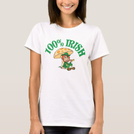 Camiseta Irlandês de 100%