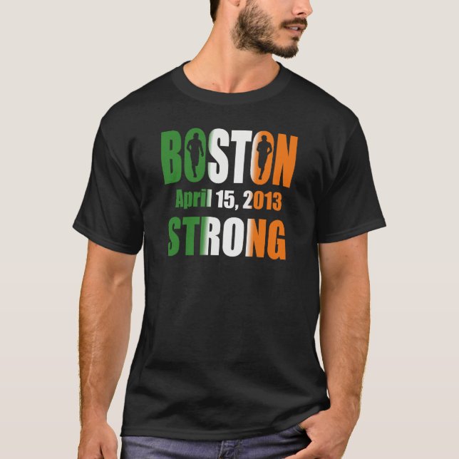 Camiseta Irlandês de Boston forte (Frente)