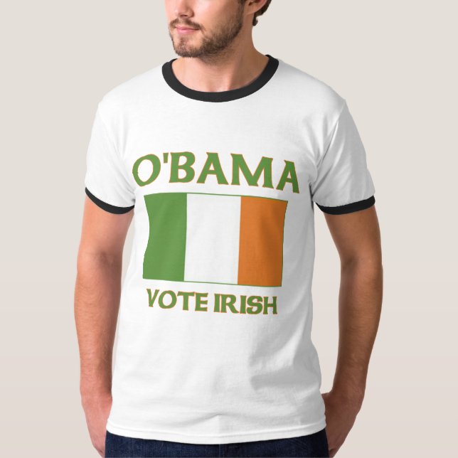 Camiseta Irlandês do voto de Obama (Frente)