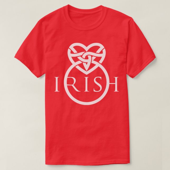 Camiseta irlandês e anel 1 (Frente do Design)