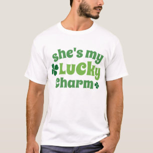 Camiseta Irlandês é meu Tshirt afortunado dos casais do