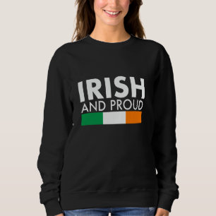 Camiseta Irlandês E Orgulhoso Bandeira Da Irlanda Irlandês