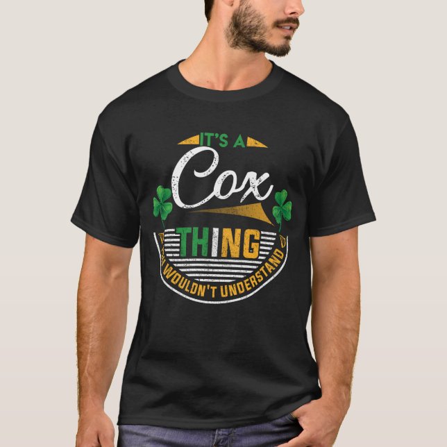 Camiseta Irlandês - É uma Coisa Cox (Frente)