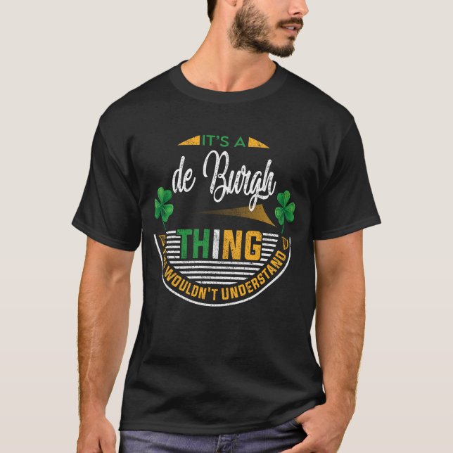 Camiseta Irlandês - É uma Coisa De-Burgh (Frente)