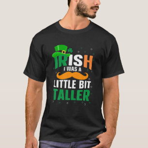 Camiseta Irlandês Eu era um pouco mais alto que o pai de Sã