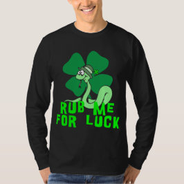 Camiseta Irlandês friccione-me para a sorte