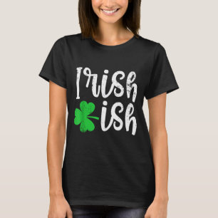 Camiseta Irlandês-ish Fofo Patrimônio Irlandês Sorte Trevo 