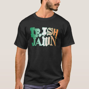 Camiseta Irlandês Jawn Philly Rua Patrick Day Wavy Irish Fl