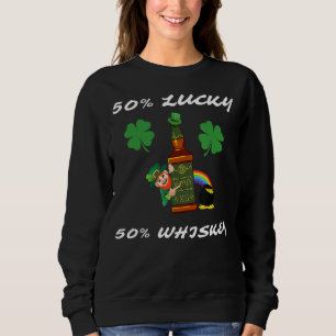 Camiseta Irlandês Leprechaun Lucky Charm Whiskey Pote Arco-