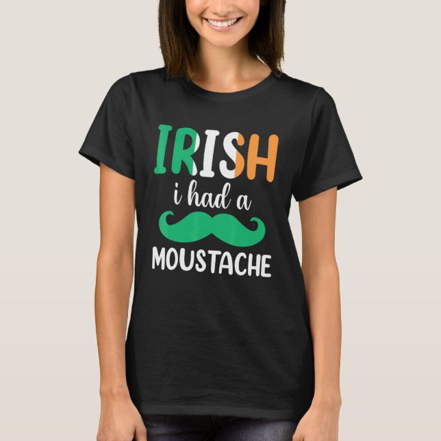 Camiseta Irlandês Mustache (Frente)