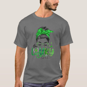 Camiseta Irlandês One Lucky ER Enfermeira Leopard Shamrock