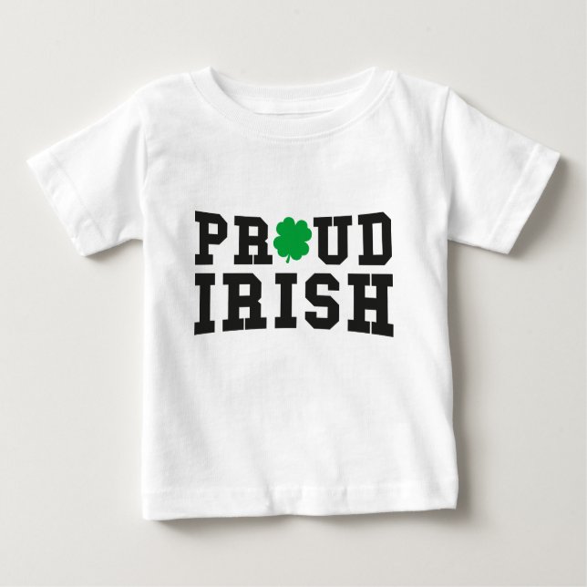 Camiseta Irlandês orgulhoso (Frente)